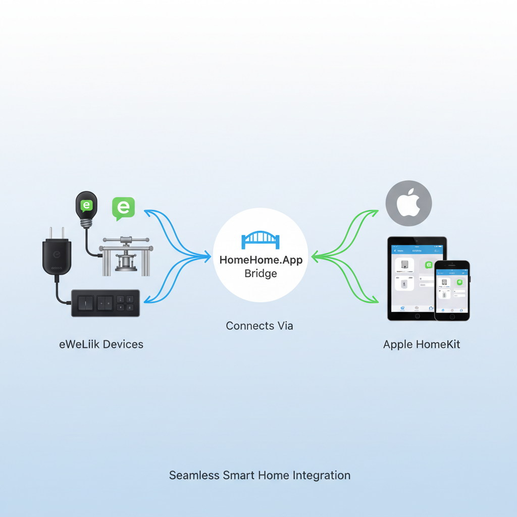 Seamless Smart Living: Integrating eWeLink Devices with Apple HomeKit via HomeHome.App Bridge